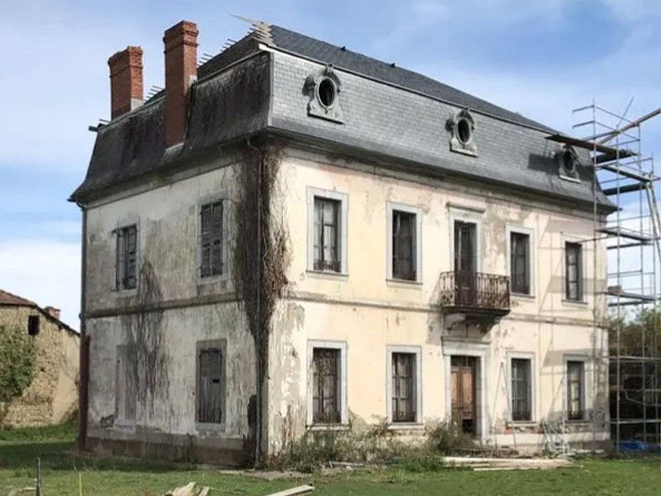 Avant rénovation et extension de maisons